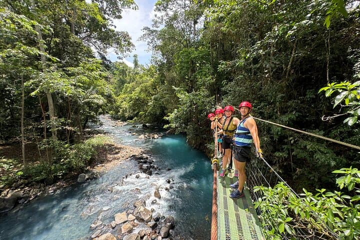 Rio Celeste Adventure Park — Zipline, Tarzan Swing & Canopy Course in Tenorio Volcano