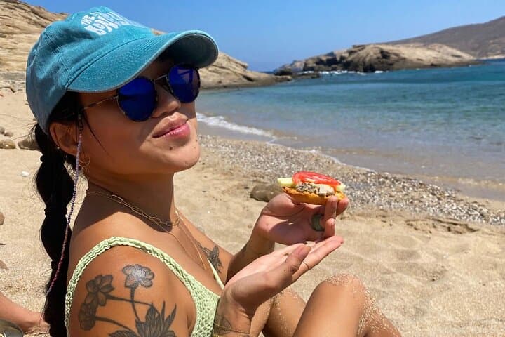 Mykonos Town Walk & Secluded Beach Picnic — Little Venice to the Windmills photo 3