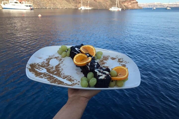 Half-Day Private Catamaran Cruise Around Santorini's Caldera photo 4