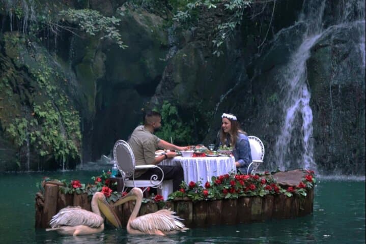 Romantic Boat Lunch at Baakleen Waterfall — Private Trip from Beirut