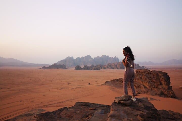 Wadi Rum from Petra: Full-Day Jeep Tour to Red Sand Dunes, Canyons & Lawrence's Spring
