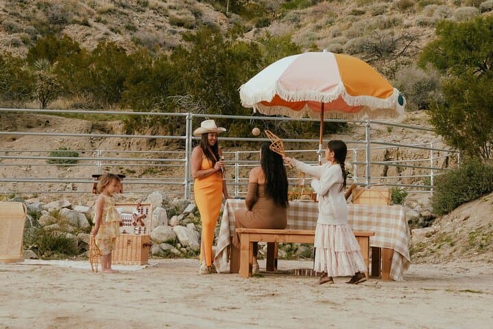 Brunch with Mini Rescue Burros Near Mt San Jacinto | Private Ranch Picnic photo 4