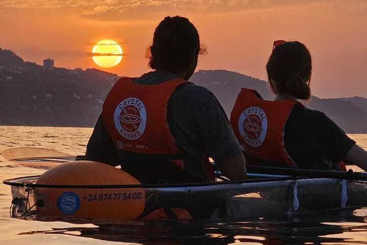 Sunrise Transparent Kayak on the Costa Brava: Guided Dawn Paddle & Snorkel
