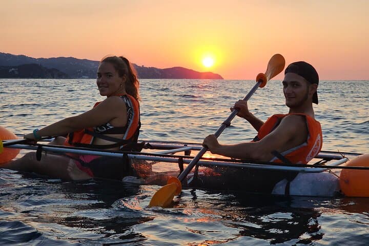 Sunrise Transparent Kayak on the Costa Brava: Guided Dawn Paddle & Snorkel photo 2