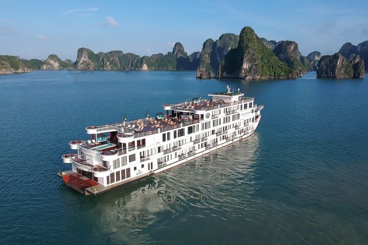 Two-Day Halong Bay Caravella Cruise: Overnight Luxury, Caves & Kayaking photo 1