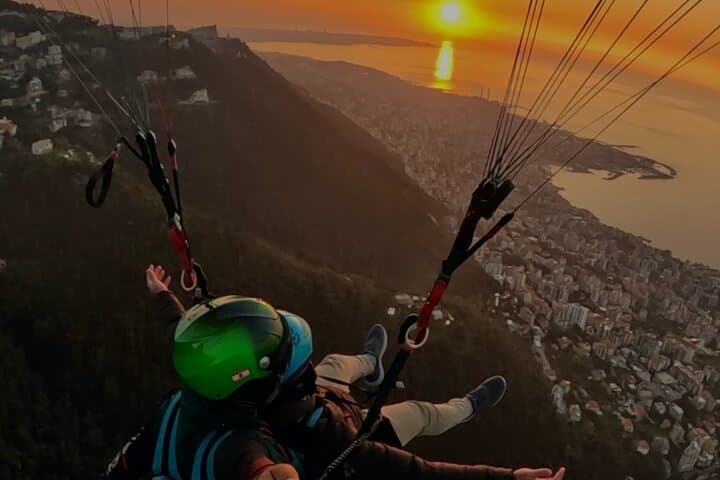 Paragliding Tandem Over Jounieh: Ghosta to Jounieh Bay Flight
