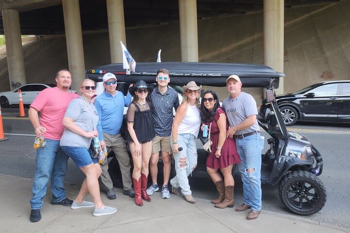 Charlotte Mural Tour: Uptown Street Art & Eats Golf Cart Experience photo 2