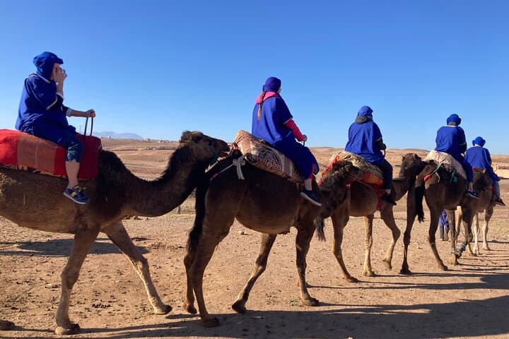 Agafay Desert Sunset Camel Ride from Marrakech — Private Bedouin Tea Experience photo 2