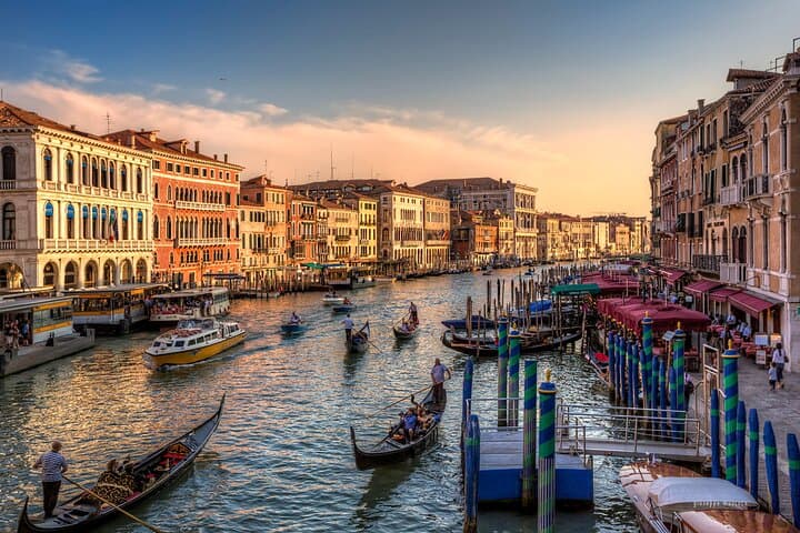 Sunset Gondola Serenade Along Venice's Grand Canal photo 6