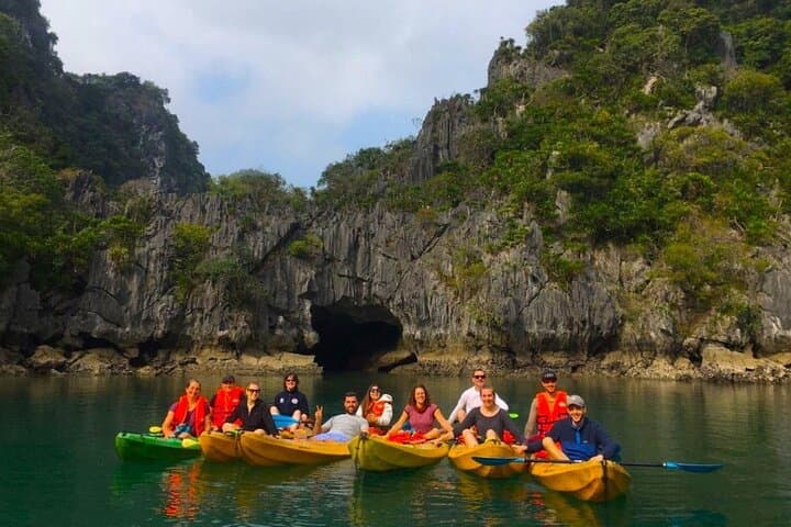 Lan Ha Bay Full-Day from Cat Ba: Kayaking, Biking & Dark Cave Exploration photo 6