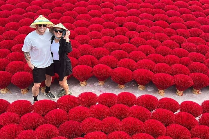 Hanoi to Tam Coc: Incense Village, Tam Coc Boat Ride & Hoa Lu Day Tour photo 6