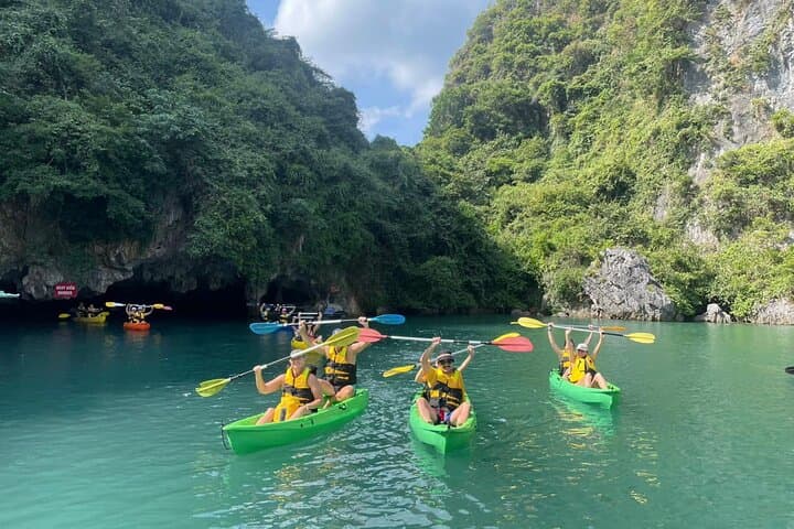 Halong Bay & Lan Ha Bay Cruise and Kayak from Cat Ba Island photo 4