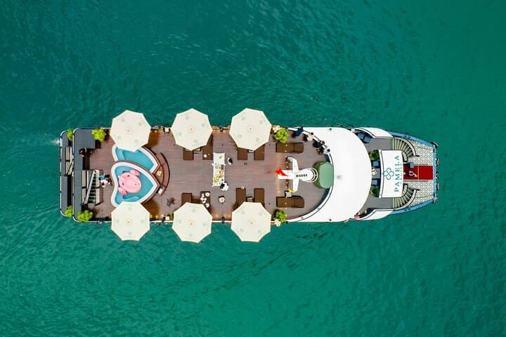 Pamela 5-Star Halong Bay Day Cruise with Jacuzzi & Sundeck photo 4