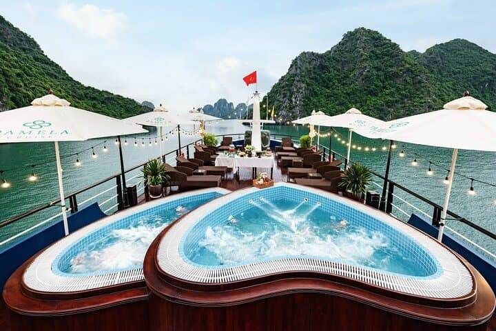 Pamela 5-Star Halong Bay Day Cruise with Jacuzzi & Sundeck photo 2