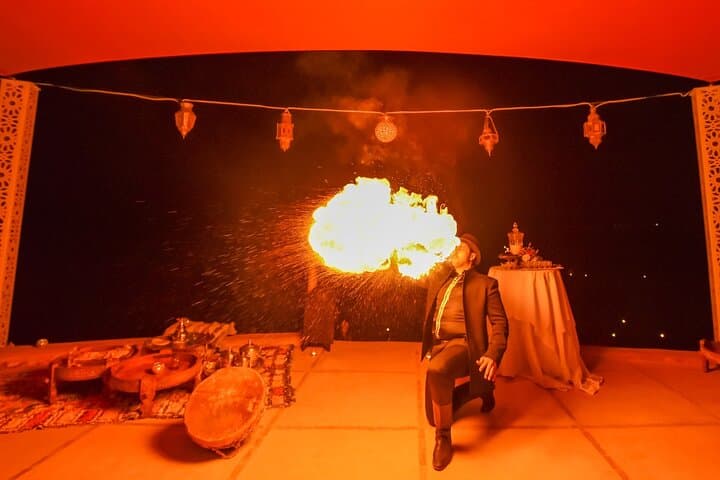 Sunset Camel Ride and Dinner in Agafay Desert near Marrakech