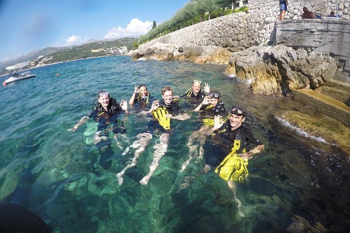 Intro SCUBA Dive in Dubrovnik: Shore Dive into the South Adriatic