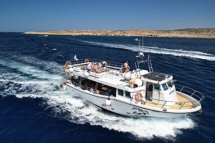 Three Bay Cruise from Mellieha: Blue Lagoon, Crystal Lagoon & Ħalfa Rock photo 5
