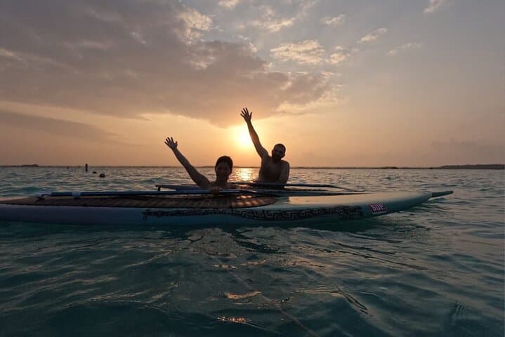Sunrise Standup Paddleboarding on Laguna Bacalar — Cenotes & Pirate Channel Tour photo 2