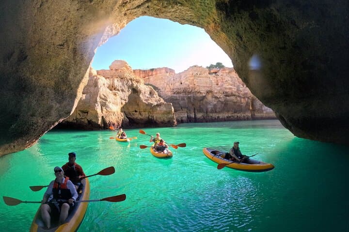 Kayak Benagil Cave from Carvalho Beach — Small Group Tour with 4K Photos photo 3
