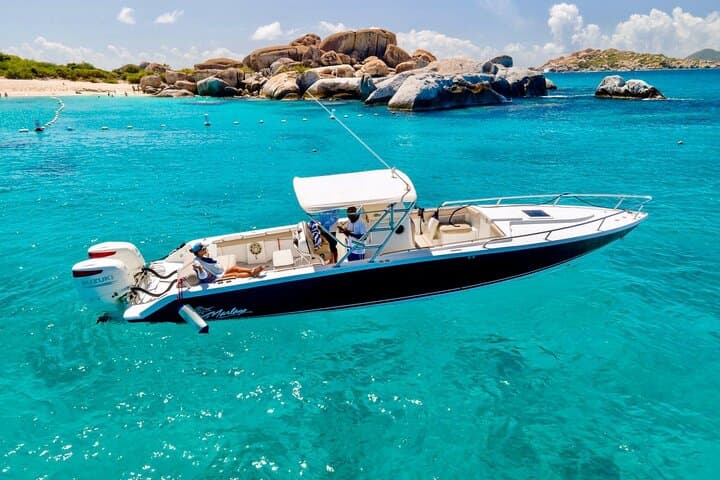 Boat Excursion to Virgin Gorda’s The Baths – Half-Day BVI Snorkel & Grotto Tour