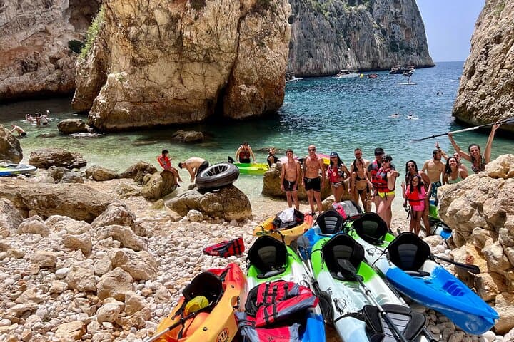 Kayak Jávea: Cala Granadella to Llop Marí Cave — Guided 3‑Hour Sea Kayak & Snorkel