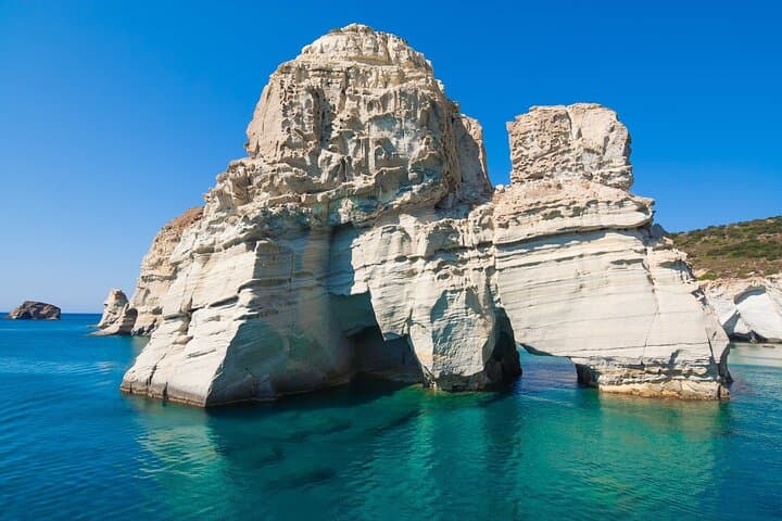 Private Boat Cruise to Milos & Polyaigos — Swim, Snorkel and Explore Kleftiko
