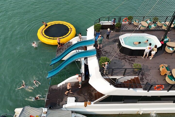 Halong Bay Luxury Catamaran Day Cruise with Kayaking & Water Slide photo 2