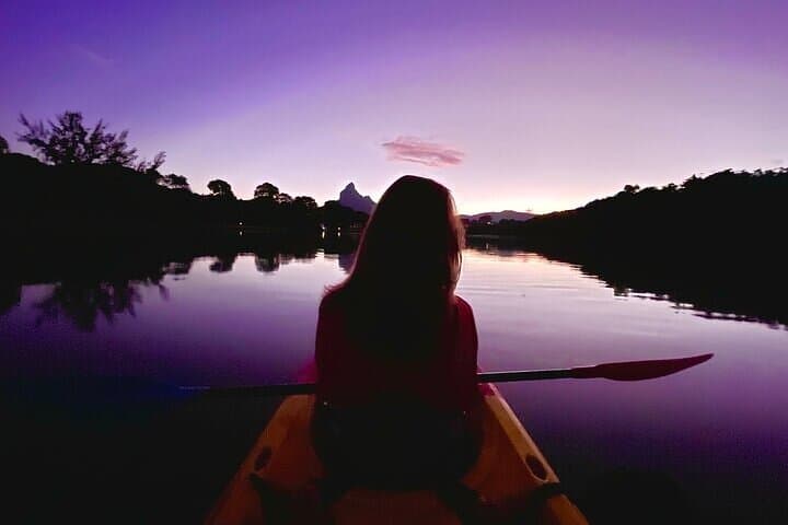 Sunrise Kayak on the Tamarin River — Guided Dawn Paddle in Mauritius