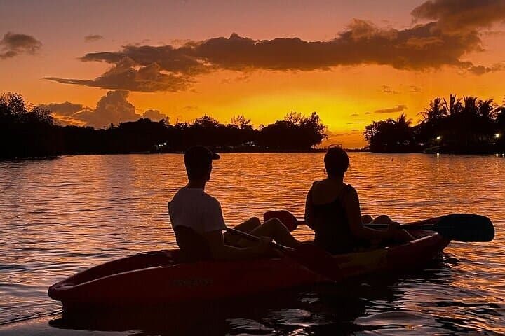 Sunset Kayak on the Tamarin River — 90-Min Guided Tour in Mauritius photo 3