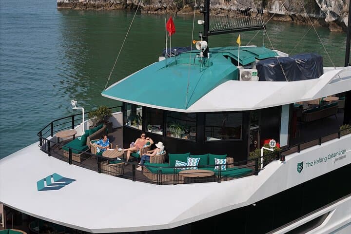 Luxury Catamaran Day Cruise to Halong Bay & Lan Ha Bay photo 2