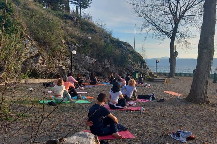 Sunset Yoga on Lake Ohrid: Small-Group Evening Classes