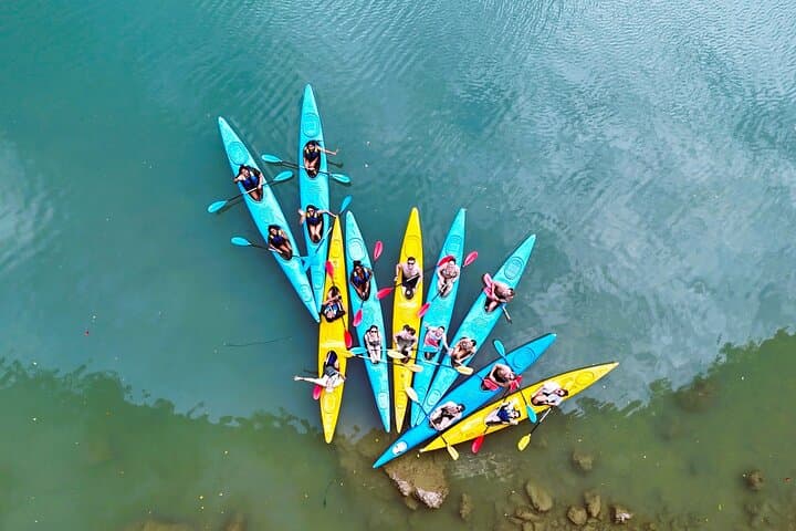 Lan Ha Bay Day Trip from Cat Ba: Kayaking, Biking & Floating Village photo 3