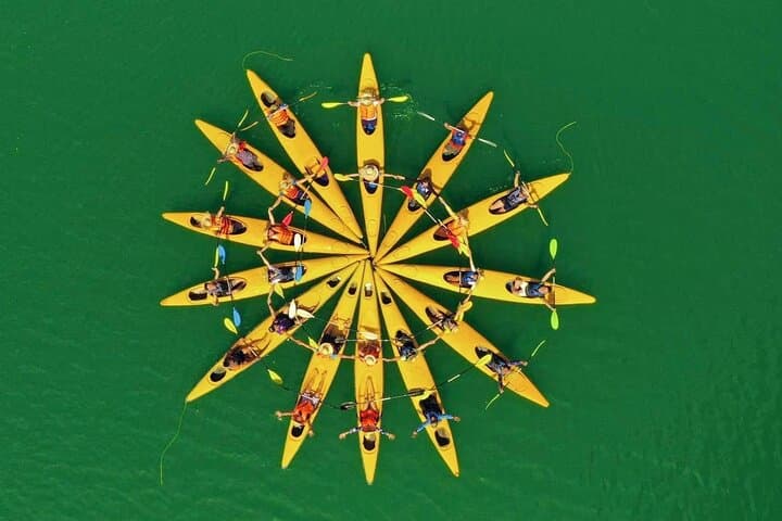 Lan Ha Bay Day Trip from Cat Ba: Kayaking, Biking & Floating Village photo 4