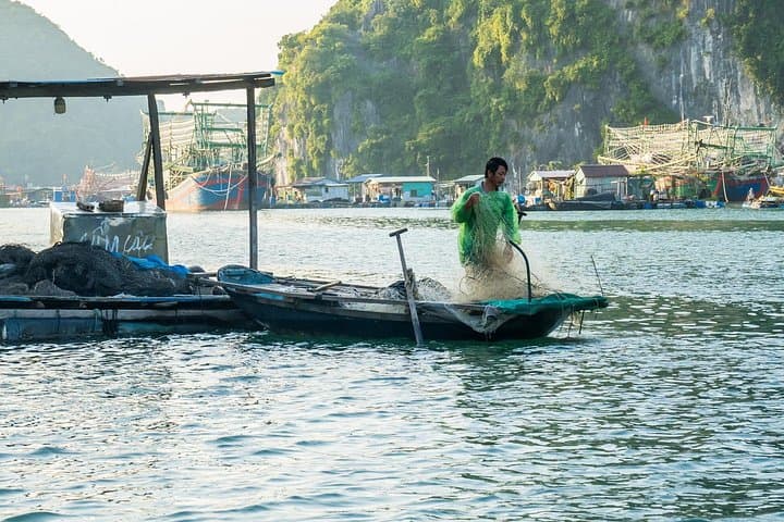 Lan Ha Bay Day Cruise: Kayak Dark Cave & Swim Ba Trai Dao from Cat Ba photo 1