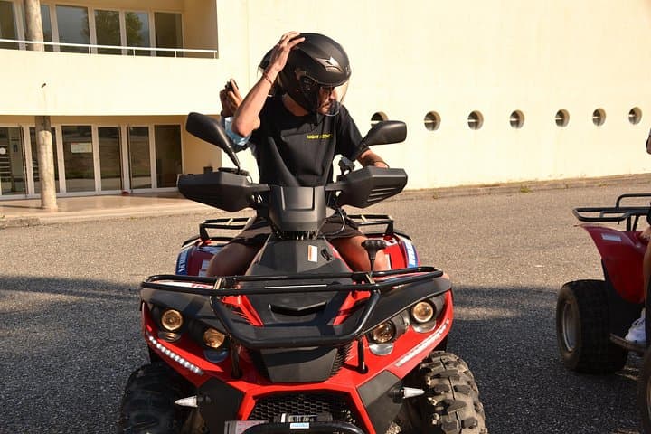 Quad Bike Adventure in Melgaço: Private Moto-4 River & Wind-Farm Tour
