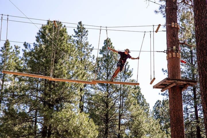 Flagstaff Aerial Adventure: Fort Tuthill Ropes Course for Adults