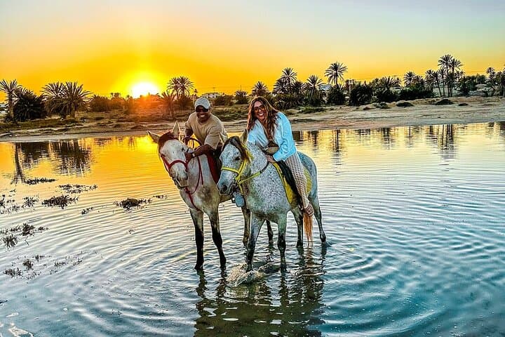 Sunset Horse & Camel Ride on Djerba Beach — 1-Hour Coastal Stroll photo 2