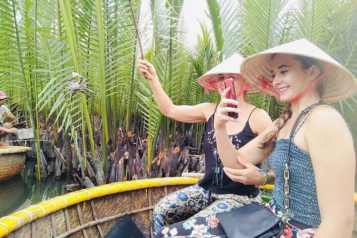 Coconut Jungle & Basket Boat Adventure with Hoi An Cooking Class photo 2