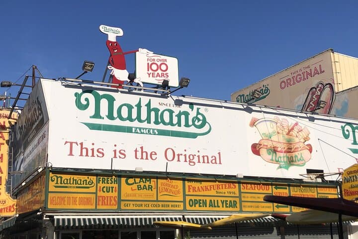 Private Coney Island Tour: Boardwalk Rides, Nathan's Hot Dogs & Atlantic Dip