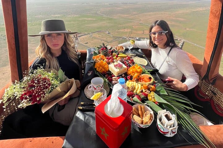 Marrakech Private Hot Air Balloon Breakfast — Sunrise Flight Over the Palmeraie