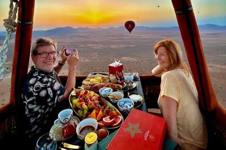 Marrakech Private Hot Air Balloon Breakfast — Sunrise Flight Over the Palmeraie photo 3