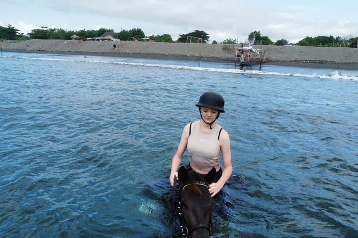 Bali Beach Horse Ride & Ocean Swim — 1 Hour Coastal Ride at Padang Galak photo 2