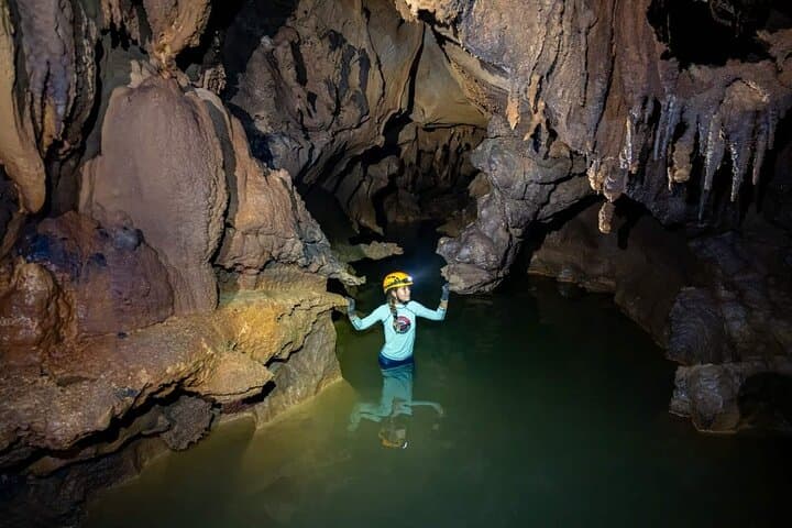 Dark Cave Discovery: Phong Nha Zipline, Kayak & Mud Bath Adventure from Hue photo 5