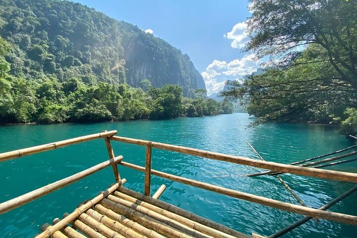 Hue to Dark Cave: Phong Nha Zipline, Kayak & Mud Bath Adventure photo 4