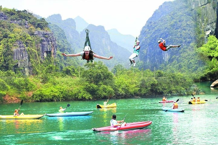 Hue to Dark Cave Adventure: Kayak, Zipline & Mud Bath at Phong Nha photo 1