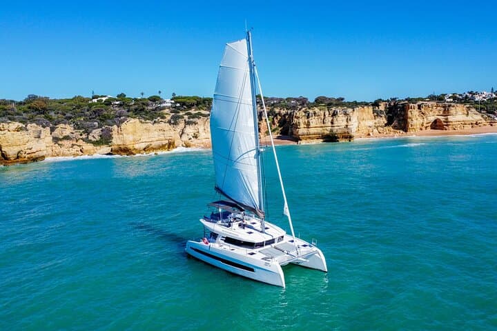 Sunset Catamaran in Vilamoura: Private Algarve Coastal Cruise photo 3