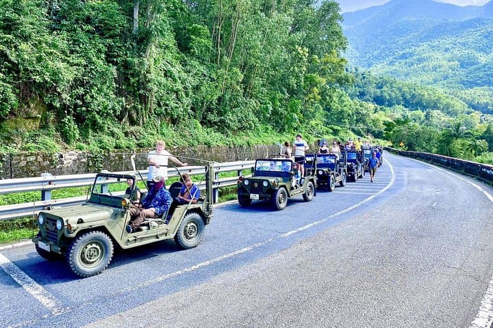 Hai Van Pass to Hoi An: Private Jeep Transfer through Lagoon, Waterfalls and Marble Mountains photo 2