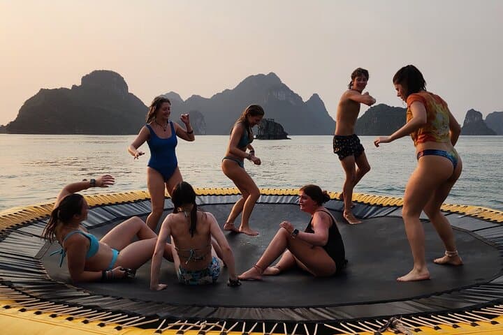 Catamaran Luxury Day Cruise from Cat Ba Island to Lan Ha Bay photo 2