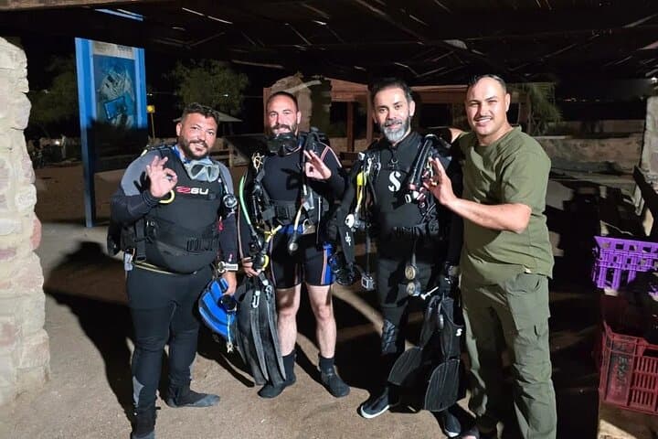 Aqaba Red Sea: Two Dives Plus a Night Dive Shore Adventure