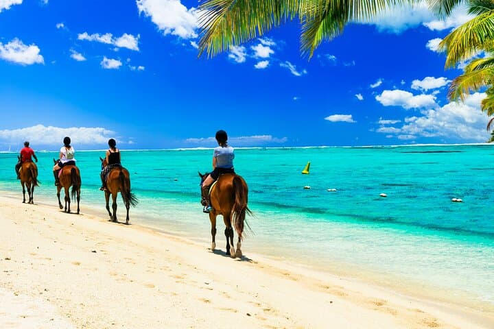 Southwest Mauritius Full-Day Private Tour with Beach Horse Riding and Chamarel Views photo 1